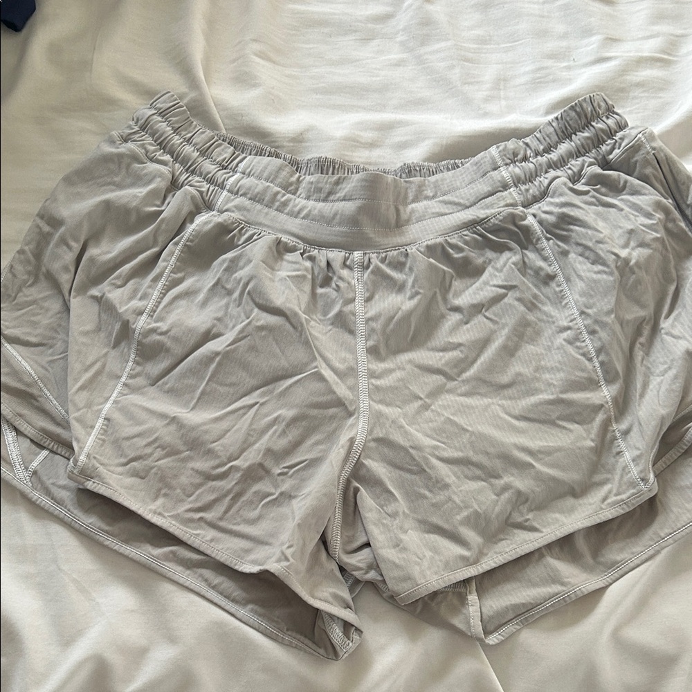 lululemon athletica Light Gray Athletic Shorts